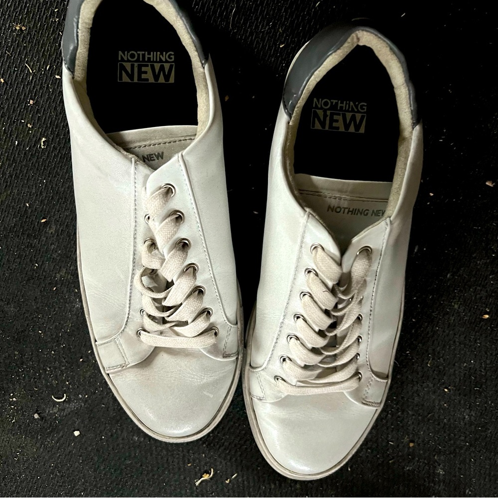 Nothing new mens deluxe size 11 shoes - upcycles italian leather